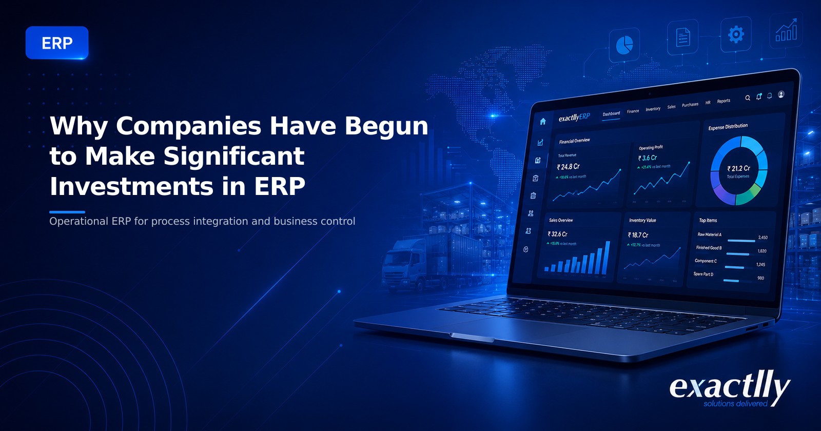 Business leaders reviewing how an ERP investment can improve coordination, cost control, and readiness for growth.