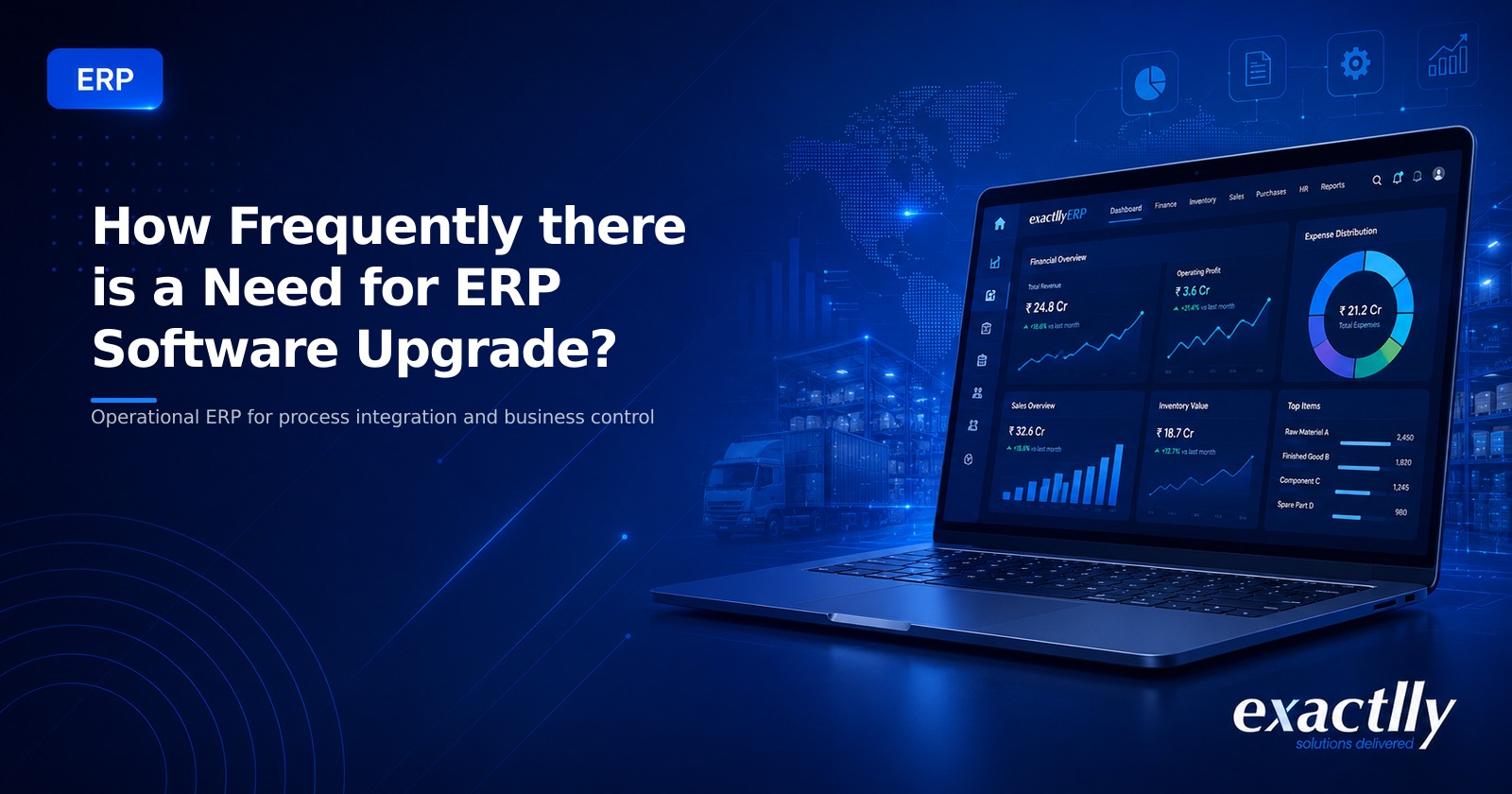 Business leaders reviewing system performance and operational needs before deciding whether to upgrade their ERP software.