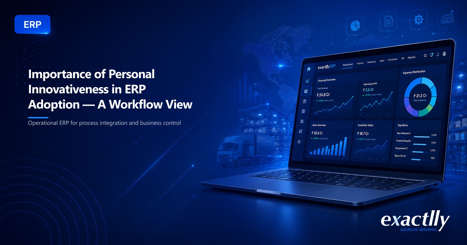 Operations head, dispatch supervisor, and accountant adapting to a new ERP workflow at a mid-size manufacturing operation in month two post-go-live